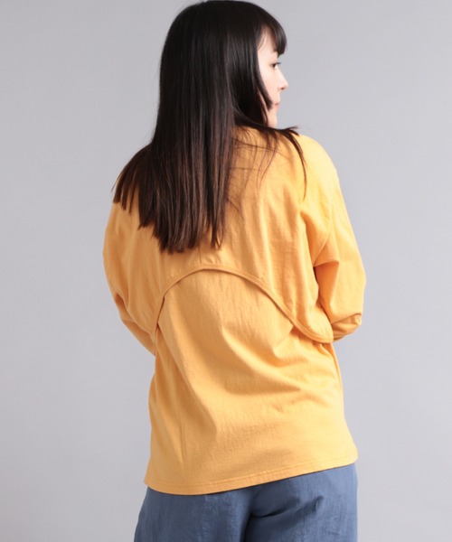 RNA-N(アールエヌエーエヌ)の「M1991 OE天竺レイヤードデザインカットソー(Tシャツ/カットソー・レディース・ブラック/オフホワイト/イエロー・MEDIUM)」の15枚目の写真