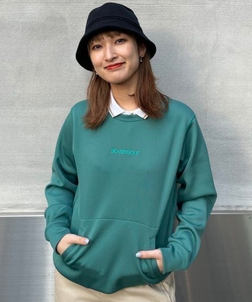 WOMEN〉BEAMS GOLF ORANGE LABEL / バーチカルニット プルオーバー