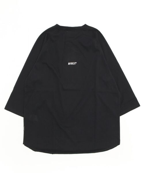 AVIREX(アヴィレックス)の「【直営店限定】3/4 H.A T-SHIRT / 七分袖 Tシャツ / AVIREX / アヴィレックス(Tシャツ/カットソー・メンズ・ブラック/ブルー系その他5/ホワイト・3/2/1)」の6枚目の写真