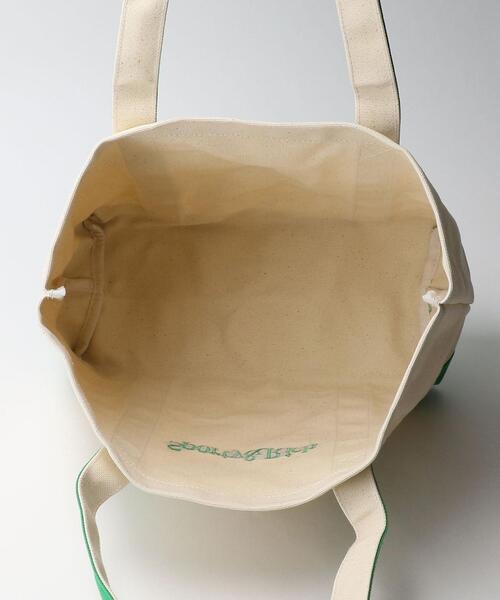 SPORTY&RICH(スポーティアンドリッチ)の「<Sporty&Rich> SERIF TWOTONE TOTE/トートバッグ(トートバッグ・メンズ・ナチュラル・FREE)」の4枚目の写真