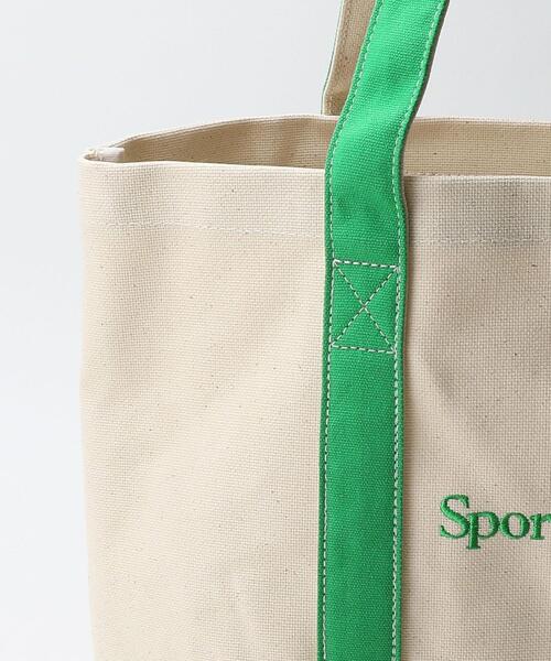 SPORTY&RICH(スポーティアンドリッチ)の「<Sporty&Rich> SERIF TWOTONE TOTE/トートバッグ(トートバッグ・メンズ・ナチュラル・FREE)」の6枚目の写真
