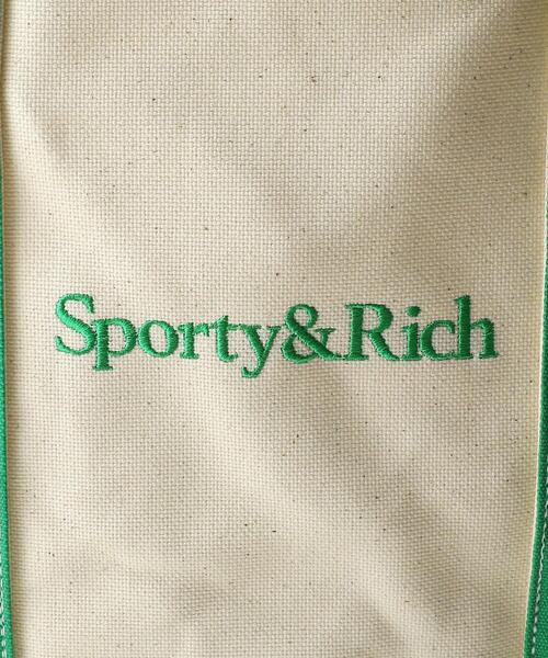 SPORTY&RICH(スポーティアンドリッチ)の「<Sporty&Rich> SERIF TWOTONE TOTE/トートバッグ(トートバッグ・メンズ・ナチュラル・FREE)」の9枚目の写真