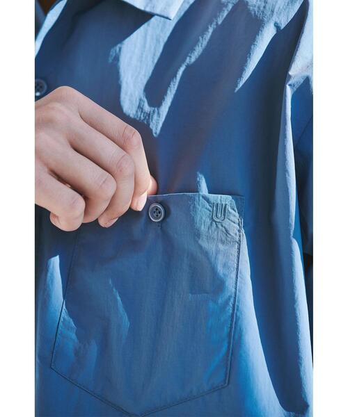 UNIVERSAL OVERALL（ユニバーサルオーバーオール）の「【別注】＜UNIVERSAL OVERALL＞ナイロン シャツ（シャツ/ブラウス・メンズ・ライトブルー/ライトグレー/ネイビー・L/M）」の15枚目の写真