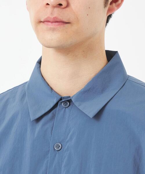 UNIVERSAL OVERALL（ユニバーサルオーバーオール）の「【別注】＜UNIVERSAL OVERALL＞ナイロン シャツ（シャツ/ブラウス・メンズ・ライトブルー/ライトグレー/ネイビー・L/M）」の13枚目の写真