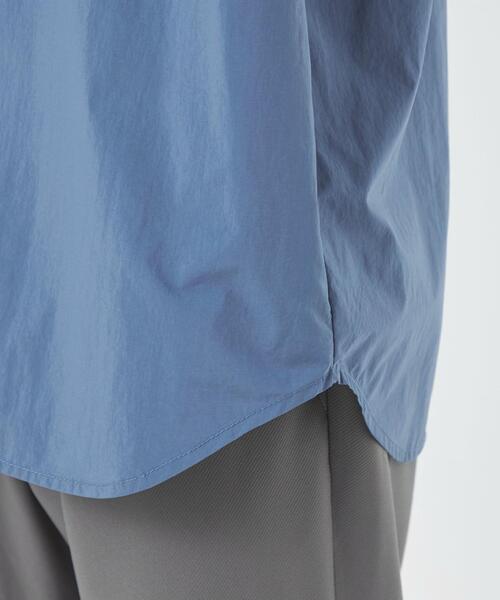 UNIVERSAL OVERALL（ユニバーサルオーバーオール）の「【別注】＜UNIVERSAL OVERALL＞ナイロン シャツ（シャツ/ブラウス・メンズ・ライトブルー/ライトグレー/ネイビー・L/M）」の12枚目の写真