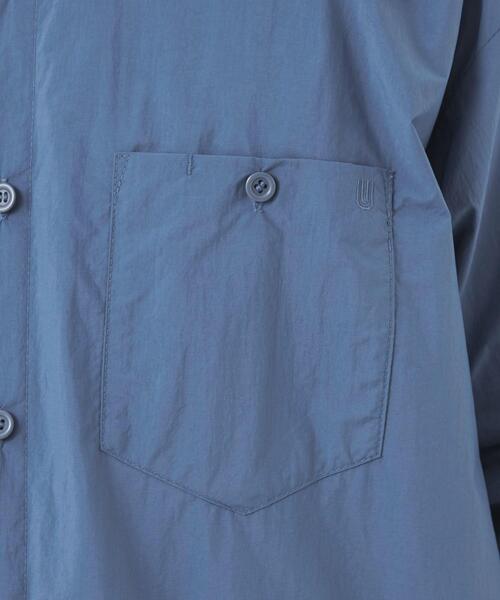 UNIVERSAL OVERALL（ユニバーサルオーバーオール）の「【別注】＜UNIVERSAL OVERALL＞ナイロン シャツ（シャツ/ブラウス・メンズ・ライトブルー/ライトグレー/ネイビー・L/M）」の16枚目の写真