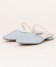 【Bridget Birkin】メッシュパールミュール(532301)