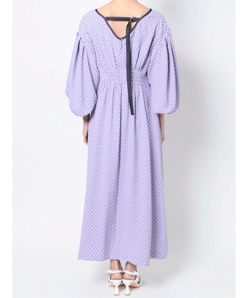 ELENDEEK（エレンディーク）の「アクセントパイピングワンピース（ワンピース・レディース・ブラック/オレンジ/ラベンダー・01/02）」の10枚目の写真