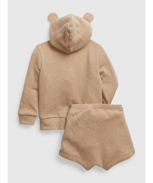 GAP（ギャップ）の「ブラナンベア セットアップ 2点セット (ベビー)（パーカー・キッズ・ブラウン・3-6M/6-12M/12-18M/18-24M）」の3枚目の写真