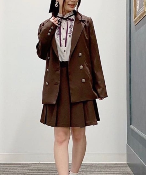 新品【激レア】axes femme ベージュ テーラードジャケット　M 120-202403070432_5.jpg