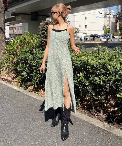 正規品♡ネコジャガードワンピース＆レギンス 大きいサイズ レディース ジャガードキャミワンピース jps024
