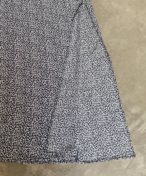 SHAGGIE(シャギー)の「【スリット入り】レオパードバックレースアップキャミロングワンピ(ワンピース・レディース・ブラック/レッド/ライトグリーン・FREE)」の11枚目の写真