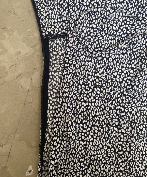 SHAGGIE(シャギー)の「【スリット入り】レオパードバックレースアップキャミロングワンピ(ワンピース・レディース・ブラック/レッド/ライトグリーン・FREE)」の18枚目の写真