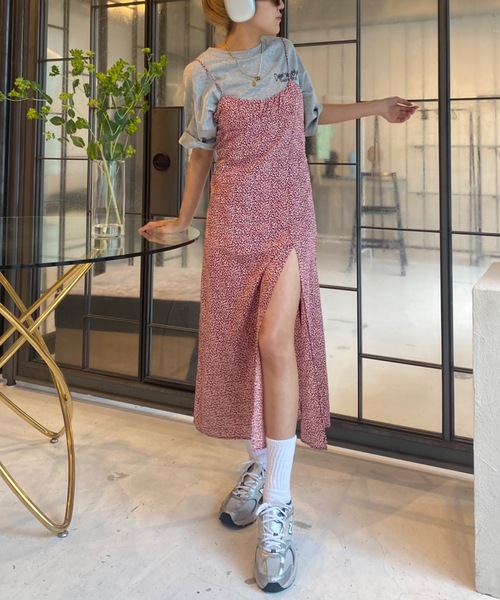 正規品♡ネコジャガードワンピース＆レギンス ワンピース レオパード シフォン ジャガード le reve vaniller