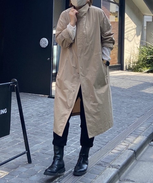 RIVE DROITE（リヴドロワ）の「スタンドモッズコート（モッズコート・レディース・ネイビー/カーキ/ライトベージュ・FREE）」の16枚目の写真