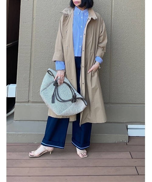 RIVE DROITE（リヴドロワ）の「スタンドモッズコート（モッズコート・レディース・ネイビー/カーキ/ライトベージュ・FREE）」の11枚目の写真