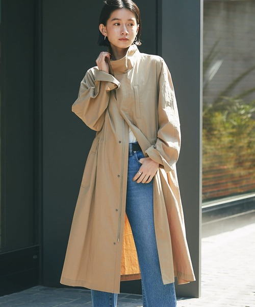 RIVE DROITE（リヴドロワ）の「スタンドモッズコート（モッズコート・レディース・ネイビー/カーキ/ライトベージュ・FREE）」の18枚目の写真