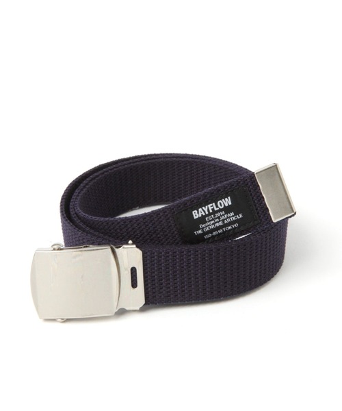 BAYFLOW(ベイフロー)の「G1ベルト(ベルト・メンズ・ブラック/オフホワイト/グリーン/イエロー/ネイビー/カーキ/ブルー/グレー/ボルドー・FREE)」の6枚目の写真