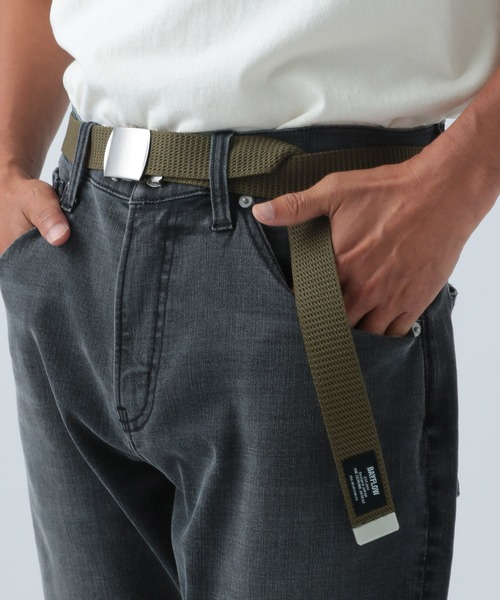 BAYFLOW(ベイフロー)の「G1ベルト(ベルト・メンズ・ブラック/オフホワイト/グリーン/イエロー/ネイビー/カーキ/ブルー/グレー/ボルドー・FREE)」の4枚目の写真