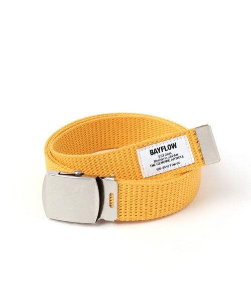 BAYFLOW(ベイフロー)の「G1ベルト(ベルト・メンズ・ブラック/オフホワイト/グリーン/イエロー/ネイビー/カーキ/ブルー/グレー/ボルドー・FREE)」の8枚目の写真