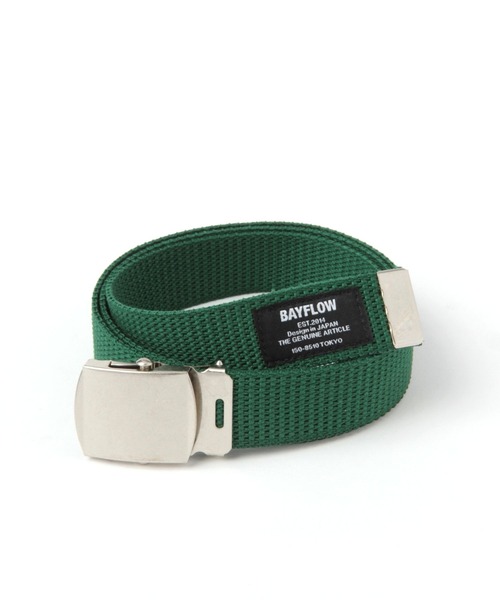 BAYFLOW(ベイフロー)の「G1ベルト(ベルト・メンズ・ブラック/オフホワイト/グリーン/イエロー/ネイビー/カーキ/ブルー/グレー/ボルドー・FREE)」の5枚目の写真