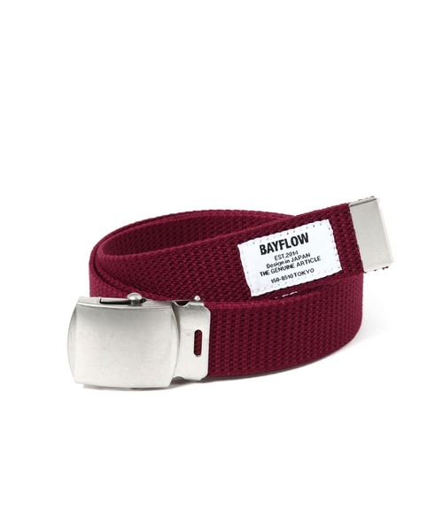 BAYFLOW(ベイフロー)の「G1ベルト(ベルト・メンズ・ブラック/オフホワイト/グリーン/イエロー/ネイビー/カーキ/ブルー/グレー/ボルドー・FREE)」の9枚目の写真