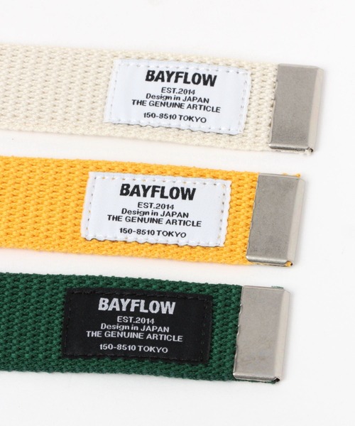 BAYFLOW(ベイフロー)の「G1ベルト(ベルト・メンズ・ブラック/オフホワイト/グリーン/イエロー/ネイビー/カーキ/ブルー/グレー/ボルドー・FREE)」の19枚目の写真