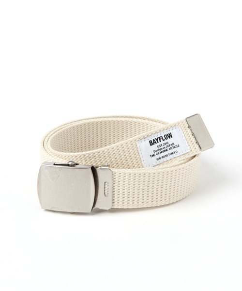 BAYFLOW(ベイフロー)の「G1ベルト(ベルト・メンズ・ブラック/オフホワイト/グリーン/イエロー/ネイビー/カーキ/ブルー/グレー/ボルドー・FREE)」の10枚目の写真