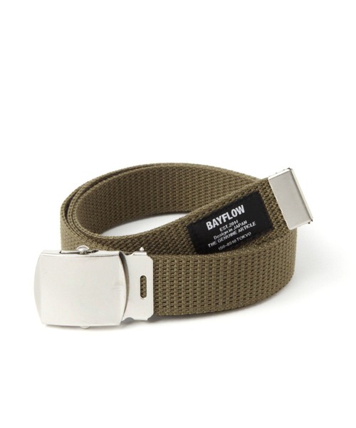 BAYFLOW(ベイフロー)の「G1ベルト(ベルト・メンズ・ブラック/オフホワイト/グリーン/イエロー/ネイビー/カーキ/ブルー/グレー/ボルドー・FREE)」の12枚目の写真