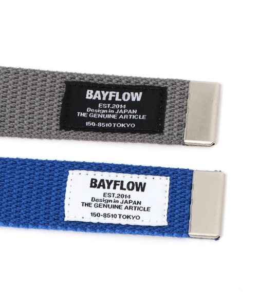 BAYFLOW(ベイフロー)の「G1ベルト(ベルト・メンズ・ブラック/オフホワイト/グリーン/イエロー/ネイビー/カーキ/ブルー/グレー/ボルドー・FREE)」の14枚目の写真