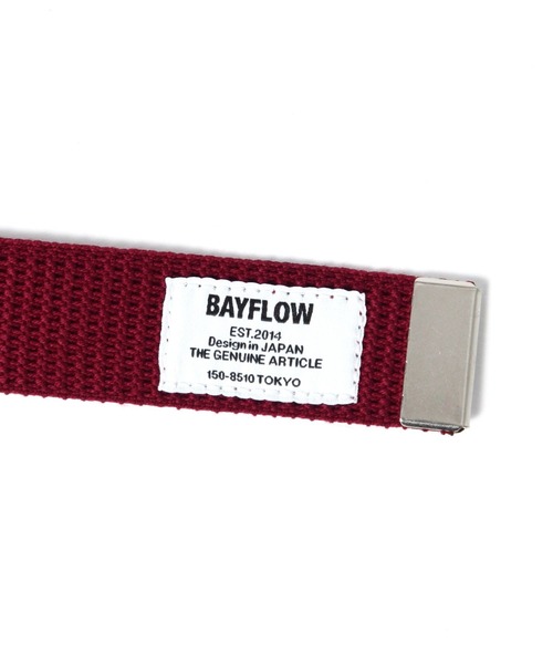 BAYFLOW(ベイフロー)の「G1ベルト(ベルト・メンズ・ブラック/オフホワイト/グリーン/イエロー/ネイビー/カーキ/ブルー/グレー/ボルドー・FREE)」の15枚目の写真
