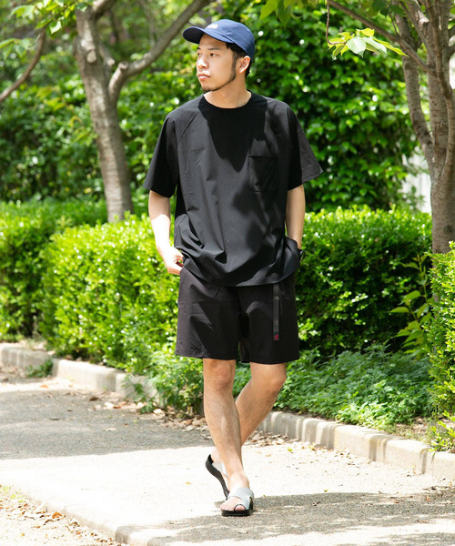 Gramicci（グラミチ）の「『ユニセックス』『撥水』『別注』GRAMICCI　コーデュラストレッチルーズショーツ（その他パンツ・メンズ・グレー/ブラック・SMALL/MEDIUM/LARGE）」の19枚目の写真