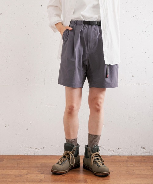 Gramicci（グラミチ）の「『ユニセックス』『撥水』『別注』GRAMICCI　コーデュラストレッチルーズショーツ（その他パンツ・メンズ・グレー/ブラック・SMALL/MEDIUM/LARGE）」の21枚目の写真