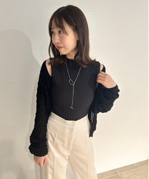 emmi | 【emmi atelier】ブロックニットカーディガン(ニット/セーター)