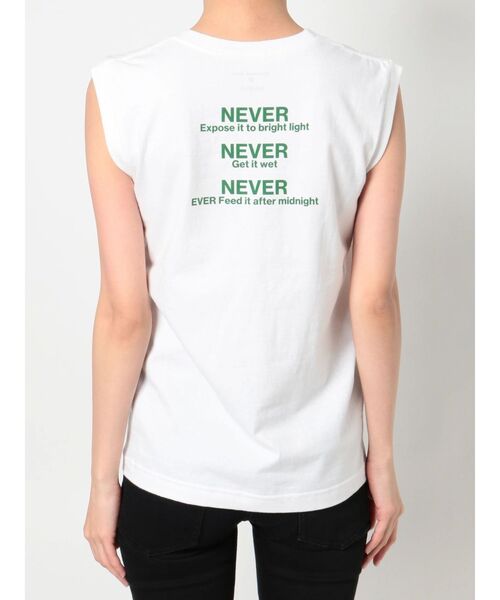 MURUA（ムルーア）の「【GREMLiNS】ロゴプリントタンク（タンクトップ・レディース・ホワイト/ブラック・FREE）」の11枚目の写真