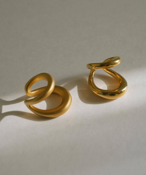 Ops.（オプス）の「イヤーカフ ゴールド シルバー925 金属アレルギー対応 ノンホールピアス【RHENE レーネ】（イヤーカフ・レディース・イエローゴールド/シルバー/ゴールド系その他・ONE SIZE）」の9枚目の写真