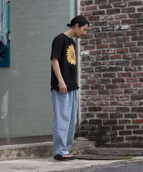 GLOSTER（グロスター）の「《WEB限定》【ONEITA/オニータ】90s 向日葵プリントTシャツ アートTシャツ サンフラワー（Tシャツ/カットソー・メンズ・ホワイト/ブラック/アッシュ・M/L）」の20枚目の写真