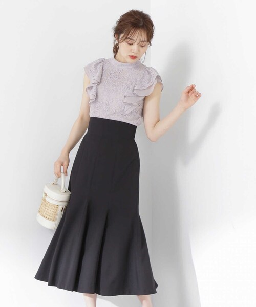 PROPORTION BODY DRESSING（プロポーションボディドレッシング）の「ラウンドマーメフレアースカート / 1213220502（スカート・レディース・ブラック/ピンク/ホワイト系その他・SMALL/MEDIUM）」の11枚目の写真