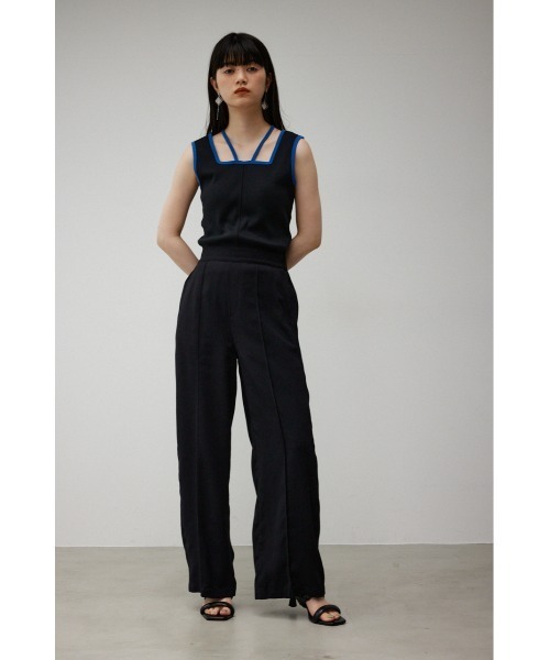 AZUL by moussy(アズールバイマウジー)の「STRING ARRANGEMENT TANK TOP/ストリングアレンジメントタンクトップ(タンクトップ・レディース・ブラック/ライトベージュ/ダークオレンジ・SMALL/MEDIUM)」の20枚目の写真