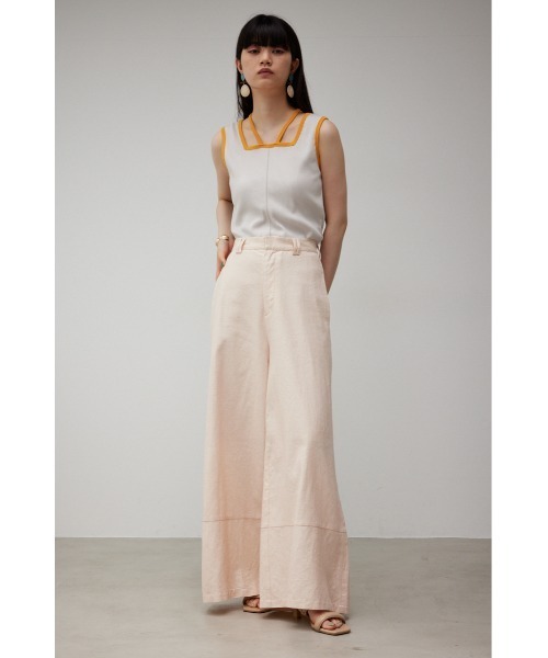 AZUL by moussy(アズールバイマウジー)の「STRING ARRANGEMENT TANK TOP/ストリングアレンジメントタンクトップ(タンクトップ・レディース・ブラック/ライトベージュ/ダークオレンジ・SMALL/MEDIUM)」の5枚目の写真