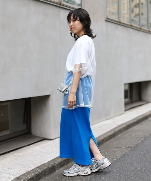 COLONY 2139（コロニートゥーワンスリーナイン）の「リブIラインスカート（スカート・レディース・ブラック/アイボリー/ブルー/ライム・SMALL/MEDIUM）」の20枚目の写真