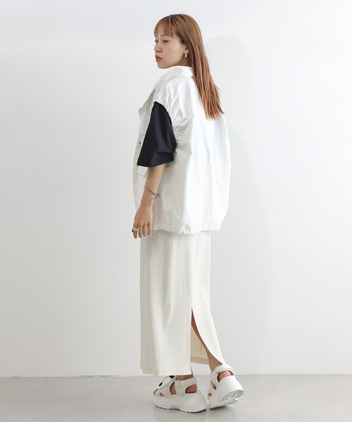 COLONY 2139（コロニートゥーワンスリーナイン）の「リブIラインスカート（スカート・レディース・ブラック/アイボリー/ブルー/ライム・SMALL/MEDIUM）」の14枚目の写真