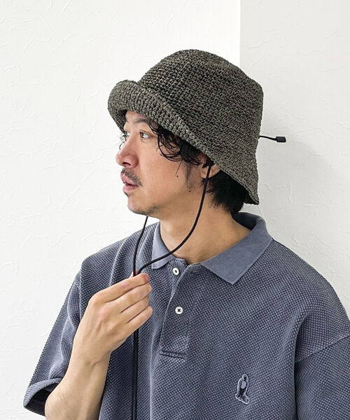 halo commodity(ハロ コモディティー)の「【halo commodity/ハロ コモディティー】Chip Dome Hat h231-422(ハット・メンズ・グリーン/ベージュ/ダークブラウン/ブラウン・FREE)」の2枚目の写真