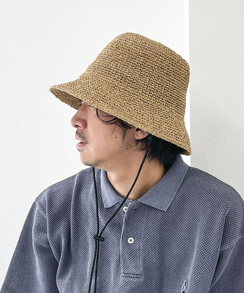halo commodity(ハロ コモディティー)の「【halo commodity/ハロ コモディティー】Chip Dome Hat h231-422(ハット・メンズ・グリーン/ベージュ/ダークブラウン/ブラウン・FREE)」の4枚目の写真