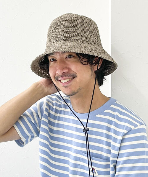 halo commodity(ハロ コモディティー)の「【halo commodity/ハロ コモディティー】Chip Dome Hat h231-422(ハット・メンズ・グリーン/ベージュ/ダークブラウン/ブラウン・FREE)」の7枚目の写真