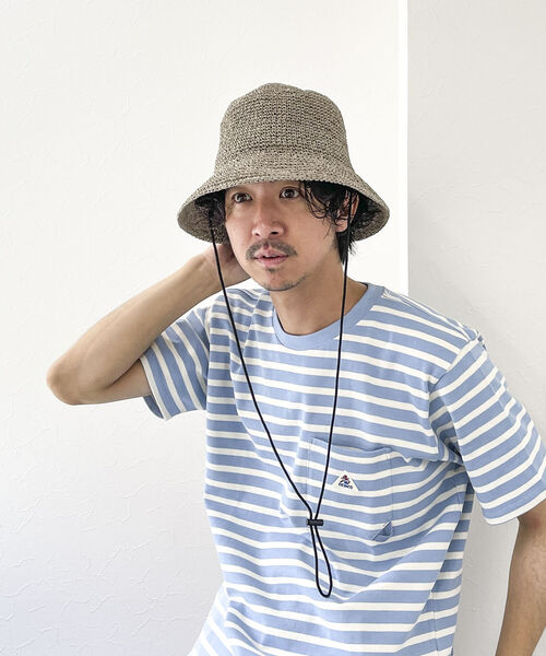 halo commodity(ハロ コモディティー)の「【halo commodity/ハロ コモディティー】Chip Dome Hat h231-422(ハット・メンズ・グリーン/ベージュ/ダークブラウン/ブラウン・FREE)」の13枚目の写真