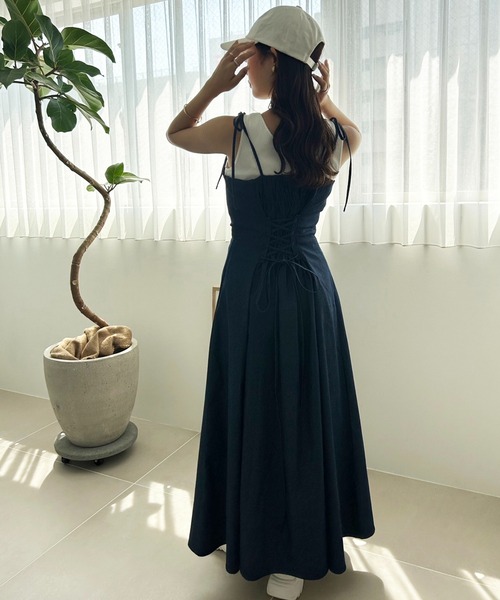 【ラスト出品】バックレースアップロンパース【ナイスクラップ】 one after another NICE CLAUP/【one after another】バック