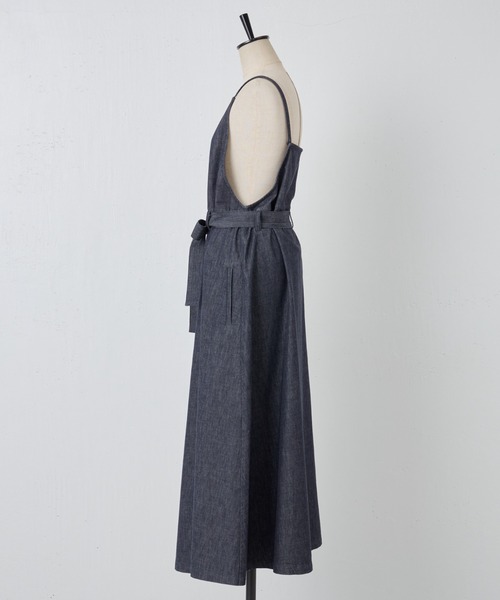 BEARDSLEY（ビアズリー）の「デニムサロペットワンピース（ジャンパースカート・レディース・インディゴブルー・FREE）」の22枚目の写真