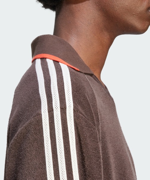 adidas（アディダス）の「ウェールズ・ボナー 長袖タオルシャツ / ロンT / アディダスオリジナルス adidas Originals（チューブトップ・メンズ・ブラウン・XX-LARGE/X-SMALL/MEDIUM/X-LARGE）」の7枚目の写真