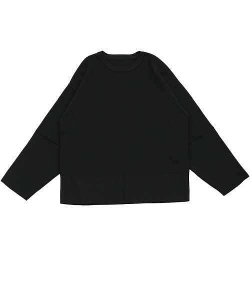 select MOCA（セレクトモカ）の「【ZOZO限定】スポンディッシュカーブスリーブオーバーニット（ニット/セーター・レディース・グレー/アイボリー/ブラック・FREE）」の7枚目の写真